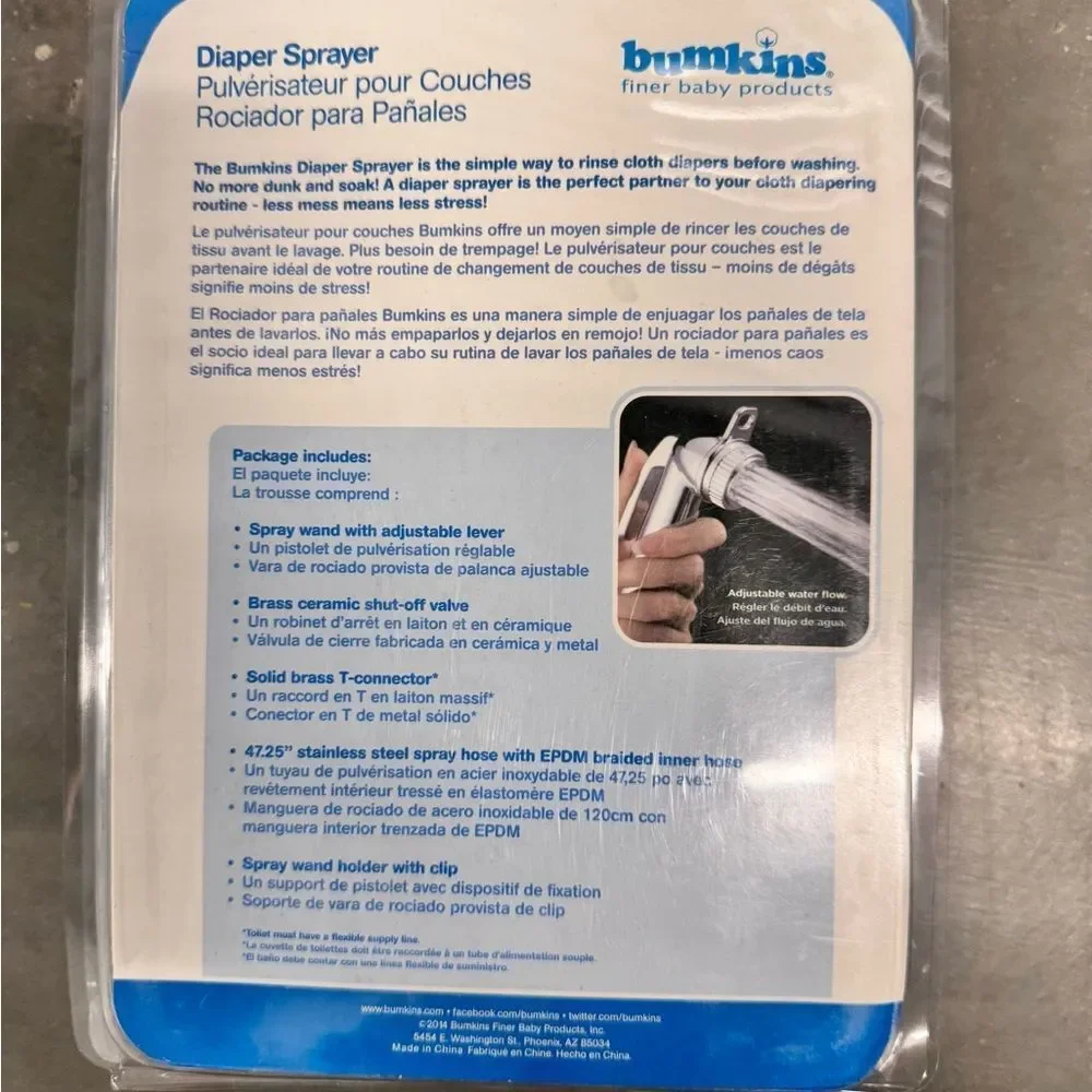 Bumkins Diaper Sprayer - Gray
